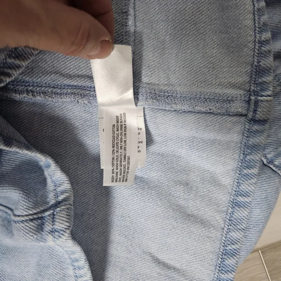 Light Blue Casual Dress with Drawstring Sz M - Picture 8 of 8